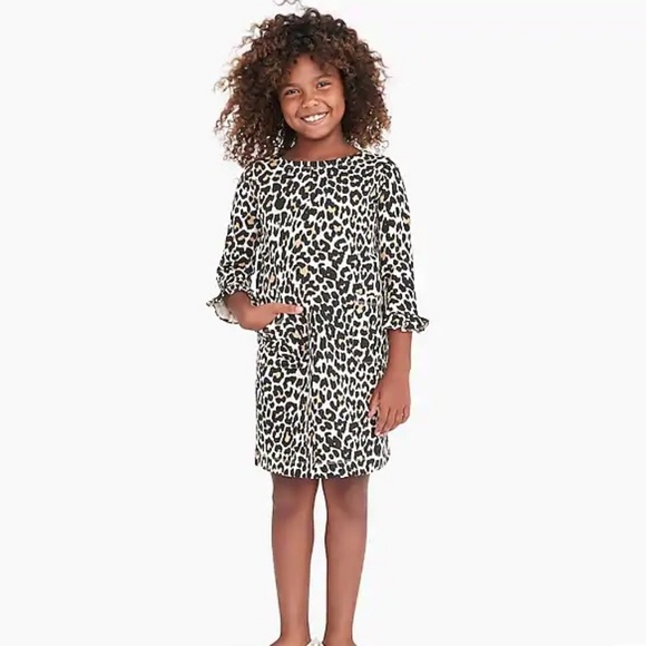 Crewcuts Other - J Crew - CrewCuts Girls' leopard print dress 0021